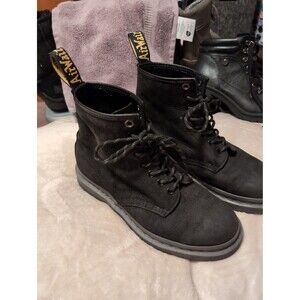 Black suede doc Marten's size men's 7